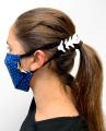 Ear Saver Mask Clip .023 White Polyethylene Plastic Inkjet printed in 4CP